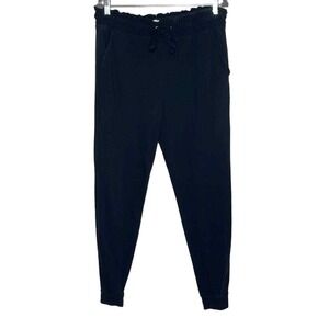 A.L.C BLACK PAPERBACK HIGH RISE JOGGER PANTS SIZE‎ L